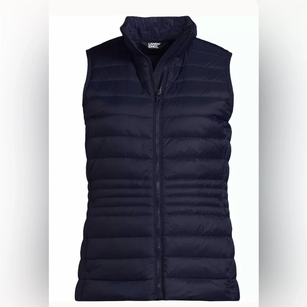 🔥SALE 🔥NWT Lands' End Women's Classic Black Vest V3